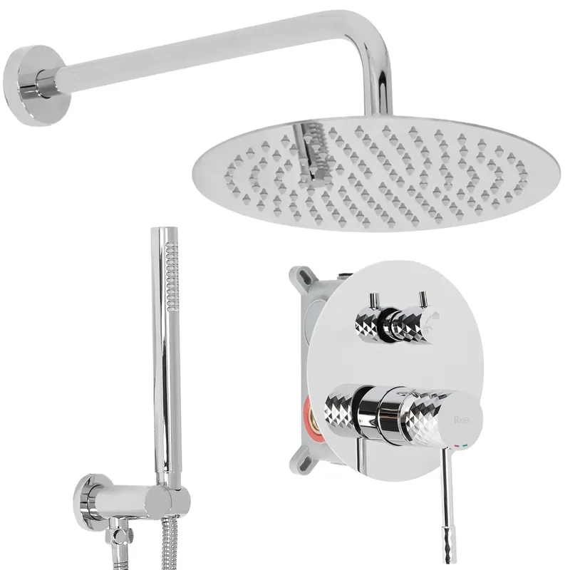 Zuhanyszett rejtett Rea Lungo Diamond Chrome + box Kihagyhatatlan ajánlat