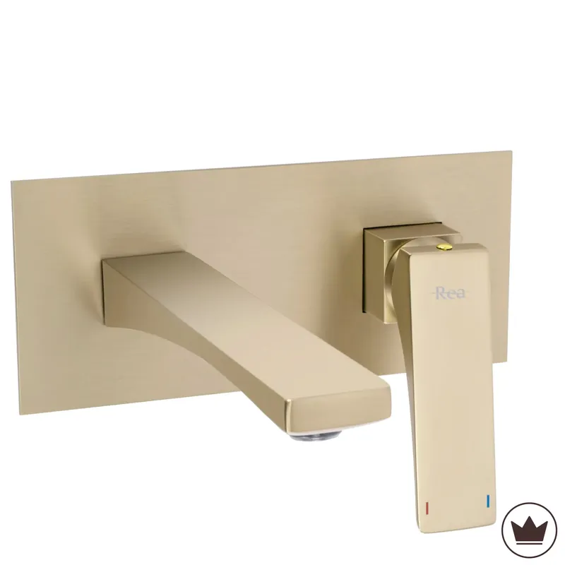 Falra szerelhető csaptelep PREMIUM REA Joe Brush Gold Gyors kiszállítás