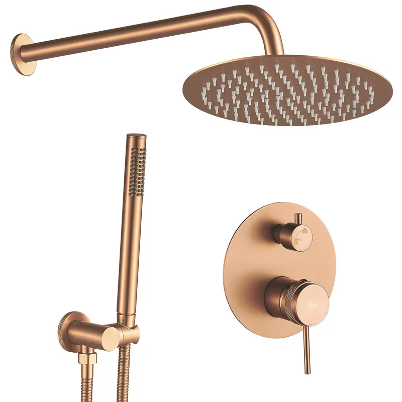 Biztonságos vásárlás Zuhanyszett rejtett Rea Lungo Grip Brush Copper + box
