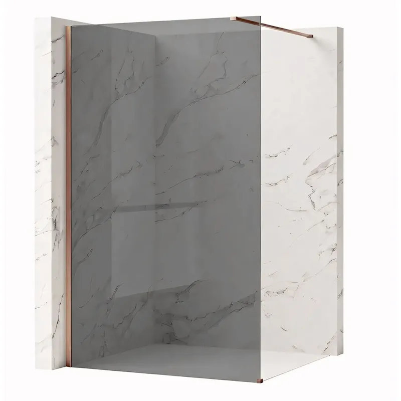 Zuhanyfal Rea Flexi Grey / Brush Copper 140 Biztonságos vásárlás