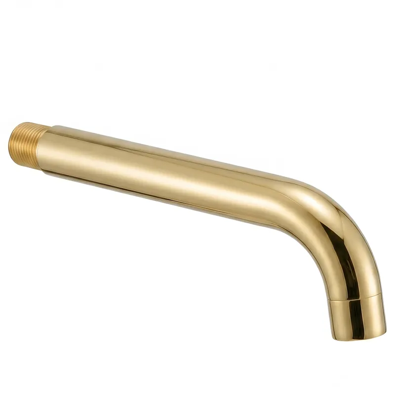 Végkiárusítás Kifolyócső falsík alatti csaptelephez Rea Lungo 20 cm Gold