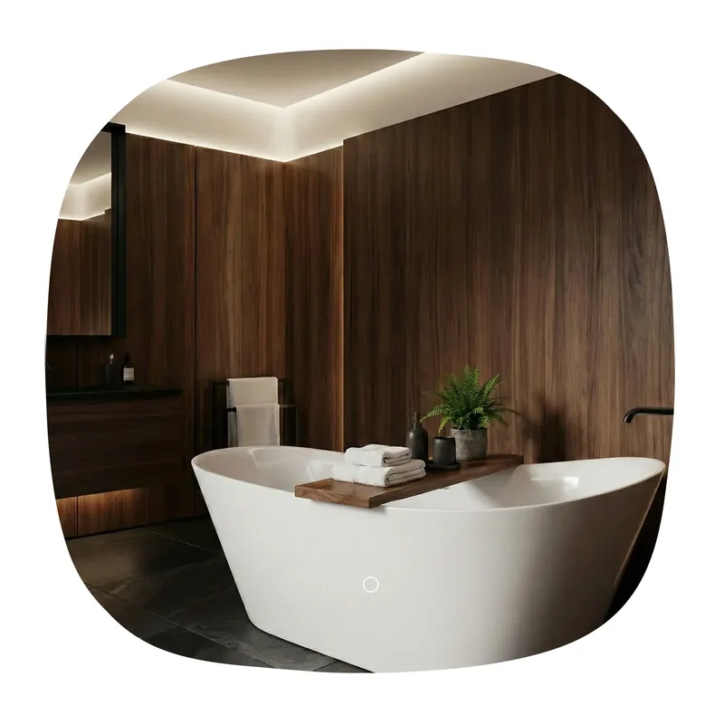 Olcsó LED Tükör 70x70cm TOP