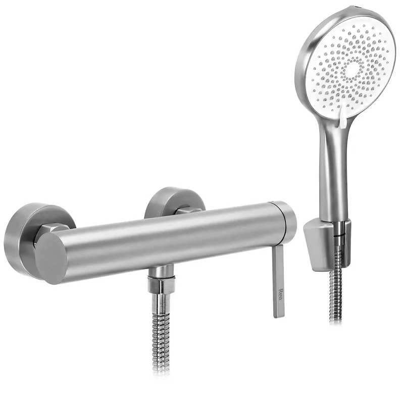 Zuhanycsaptelep Rivo Brush Nickel Azonnali szállítás