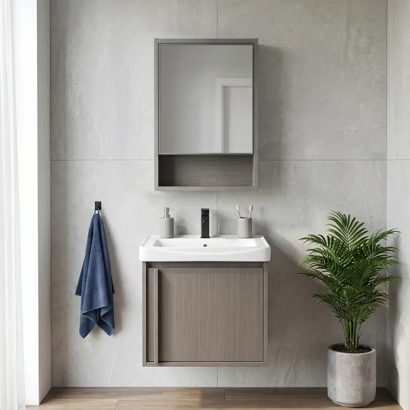 Fürdőszobabútor szett mosdóval Gama T25023 KJM 50CM Biztonságos fizetés