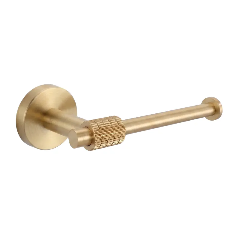 Biztonságos fizetés Falra szerelhető wc papír tartó 29105 Riwon Brush Gold