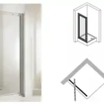 Gyors kiszállítás Hüppe Express ST 90 Zuhanyajtó (86-90, fehér, 90 cm, Anti-Plaque üveg, #EX1502.055.322)Hüppe