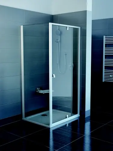 Azonnali szállítás Ravak Pivot PPS zuhanyfal (80x190 cm, Transparent, fehér, 80 cm, #90G40100Z1)Ravak