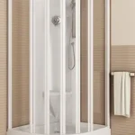 Ravak ASBKP6 Negyedköríves zuhanybox (fehér, 80x80 cm, Pearl, 805x805x2065 mm) 8064411211Ravak Akciós ár