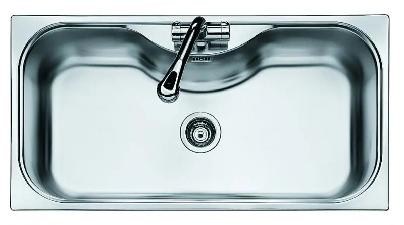 FOSTER 1555 rozsdamentes mosogató (inox satin, #1555000)Foster Vásárlói kedvenc