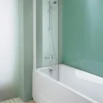 Gyors kiszállítás Kolpa-San Sole TP 75 kádparaván (Magasság: 140 cm, fehér, Edzett üveg átlátszó, 75 cm jobbos, #790440)Kolpa-San