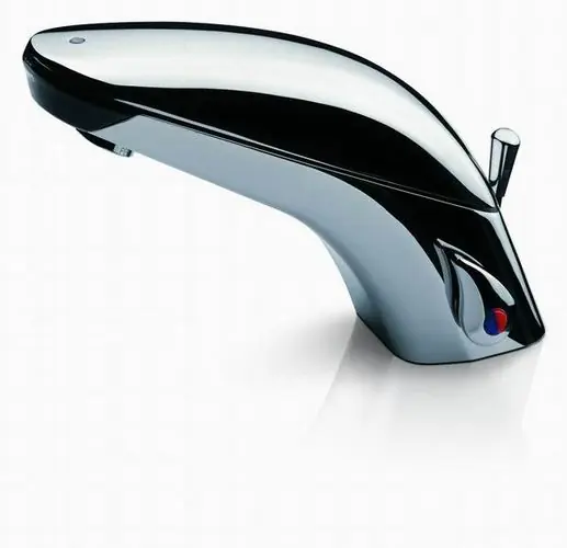 Expressz kézbesítés DMP Class Metal Tripla fotocellás elemes elektromos csaptelep mosdó alatti keverővel (fehér, #DMP82303)DMP