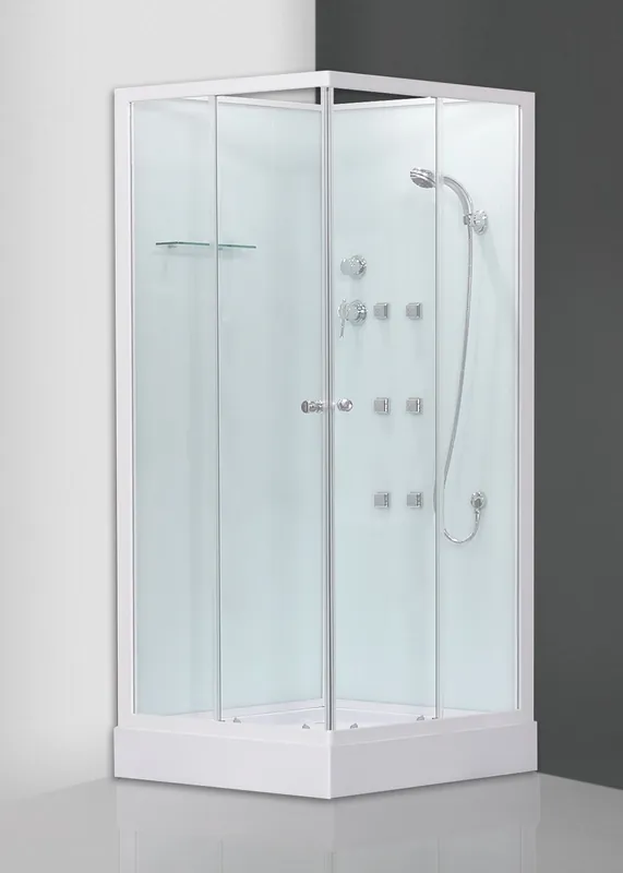 Ajánlat Roltechnik Sani Pro Ares Neo Hidromasszázs kabin (Transparent, fehér, 800x800x2050 mm, 80x80 cm, #4000257)Roltechnik