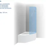 Legkelendőbb Riho Scandic S500 Kádparaván (, #GC 63200)Riho