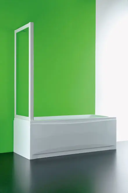 Hopa Sopravasca Fisso MA kádfal (Üveg, Fehér, 77-80 x 150 cm)Hopa Szuper ajánlat