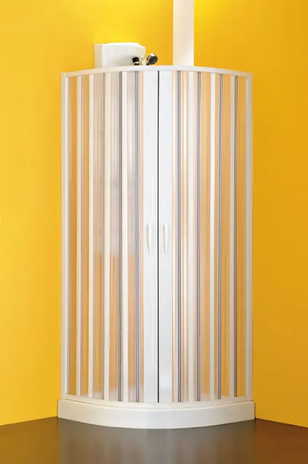 Hopa Sfera negyedköríves zuhanykabin (Fehér (C), Műanyag, 90-70 x 90-70 x 185 cm)Hopa Azonnali szállítás