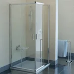 Vedd meg online Ravak Blix BLRV2 szögletes zuhanykabin (fehér, Transparent, 775-790 x 775-790 mm, #1LV40100Z1)Ravak