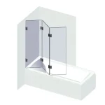 Alacsony ár Varioglass Globus 607 kádparaván víztiszta üveg (70x150 cm)Varioglass