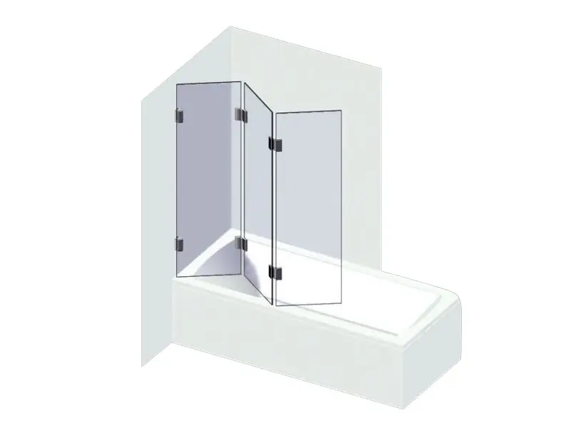 Alacsony ár Varioglass Globus 607 kádparaván víztiszta üveg (70x150 cm)Varioglass