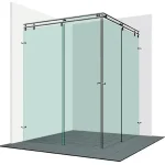 Varioglass Vendum V22 tolóajtós zuhanykabin víztiszta üveg (120x120 cm)Varioglass Alacsony ár