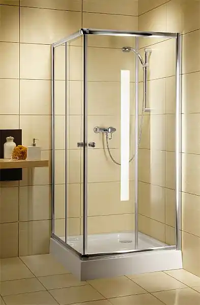 Olcsó Radaway Dolphi Classic C 80x80 szögletes zuhanykabin (80x80x185 cm, króm, Barna, #30060-01-08)Radaway