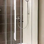 Radaway Dolphi Premium A 90x90 negyedköríves zuhanykabin (90x90x190 cm, króm, Átlátszó, #30403-01-01)Radaway Gyors kiszállítás