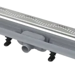 Alcaplast APZ8/Simple műanyag zuhanyfolyóka fém hullám ráccsal (850 mm)Alcaplast Kedvezmény