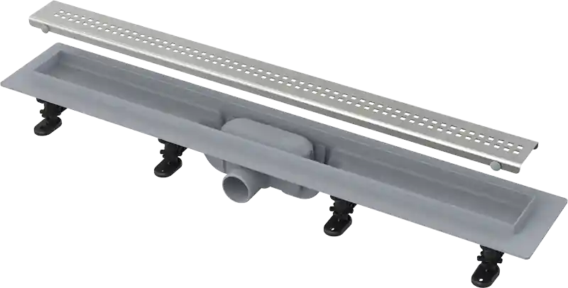 ALCA (Alcaplast) APZ9/Simple műanyag zuhanyfolyóka fém szita ráccsal (850 mm)Alcaplast Azonnali szállítás