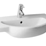 Vedd meg most Jika Mio 75x47 cm mosdó csaplyukkal H8147160001041 (8.1471.6.000.104.1)Jika