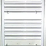 Expressz kézbesítés Cosmo Trend íves törülköző szárító csőradiátor (754 W, fehér, 600x1320 mm)Cosmo