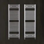 Zehnder Aura egyenes fehér fürdőszobai csőradiátor (927 W, 600x1469 mm, #PBZ 1500x600) PBZ-150-060Zehnder Legnépszerűbb