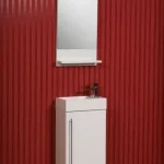 Verita mad 40 fürdőszobabútor (wenge, #tükör 400X600)Verita Outlet