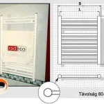 Radeco Csőradiátor lakótelepi modellek (346, fehér, 870x350 mm, #A3-315/P)Radeco Olcsó