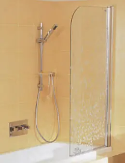 Jika Cubito 75x140-es virág dekoros kádparaván átlátszó üveg virág dekorral, króm, jobbos H2564250026691 (2.5642.5.002.669.1)Jika Expressz szállítás