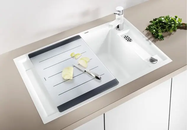 BLANCO AXIA II 45S-F Silgranit munkalap szintbe építhető mosogató tartozékokkal (alumetál, #516786)Blanco Legnépszerűbb