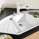 Outlet BLANCO DELTA Silgranit mosogató tartozékkal (antracit, #510000)Blanco