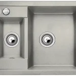 BLANCO METRA 6 Silgranit mosogató dugókiemelővel, gyöngyszürke 520574Blanco Alacsony ár