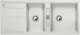 BLANCO METRA 8S Silgranit mosogató dugókiemelő nélkül (halványszürke, #515230)Blanco Prémium