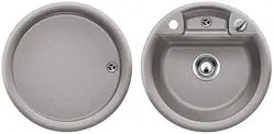 Biztonságos vásárlás BLANCO RONDO PRO-SET Silgranit mosogató dugókiemelővel (tartufo, #517390)Blanco