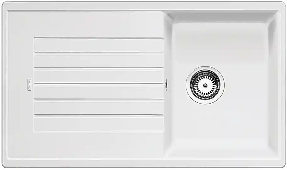 BLANCO ZIA 45SL Silgranit mosogató szűrőkosárral, fehér 516740Blanco Biztonságos fizetés
