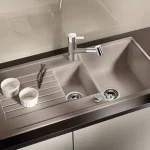 Expressz szállítás BLANCO ZIA 6S Silgranit mosogató dugókiemelővel (pezsgő, #514736)Blanco