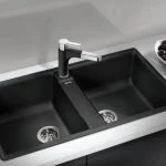 BLANCO ZIA 9 Silgranit mosogató szűrőkosárral (sand, #516681)Blanco Gyors szállítás