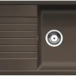 Exkluzív ajánlat BLANCO ZIA XL 6S Silgranit mosogató szűrőkosárral kávé 517577Blanco