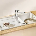 BLANCO PRION 5S kerámia PuraPlus mosogató (aluszürke, #512855)Blanco Újdonság