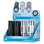 Prémium Grundig elemlámpa 14 LED ALU 3AAANoName