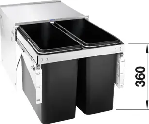 Csak ma BLANCOSELECT LUXON 45/2 hulladéktárolóBlanco