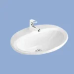 Alföldi Solinar 6006 40 R1 Beépíthető mosdó Easy Plus bevonattal 60x48 cmAlföldi Alacsony ár