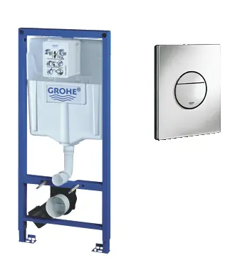 Ne maradj le Grohe Rapid SL szerelőelem nyomólappal SZP-GR97 (38528001, 38765000)Grohe