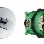 Akciós ár Hansgrohe Ecostat S 15715 000 Highlow termosztátos csaptelep színkészlet + Ibox Universal alaptest 01800180Hansgrohe