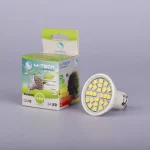 M-Tech GU10 Spot 24 LED SMD, 230V, 4,5W, 290Lm Meleg Fehér 3000K kerámia 5050, MTL413 led izzóM-tech Azonnal elérhető