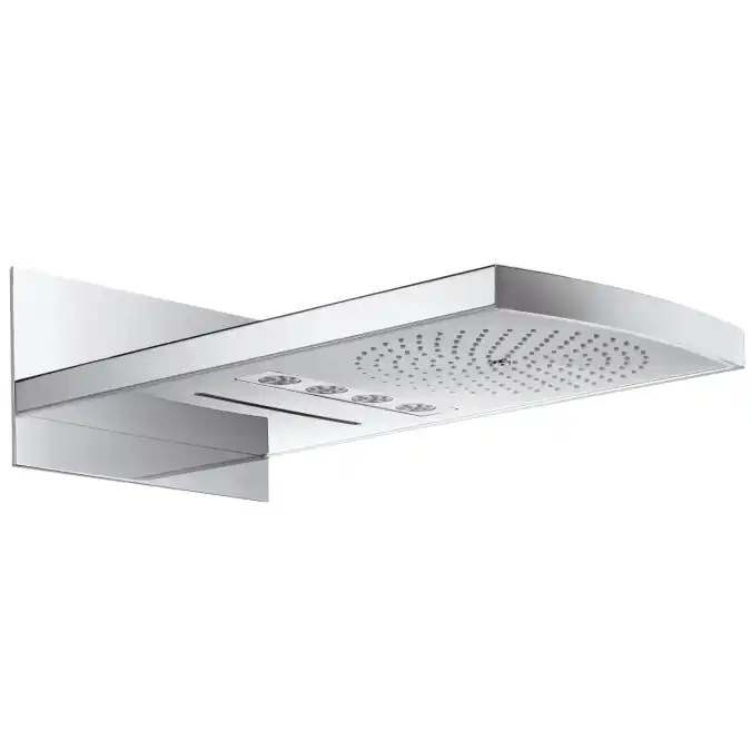 Expressz szállítás Hansgrohe Raindance Rainfall 240 Air 3Jet króm/fehér fejzuhany világítással 28410400Hansgrohe